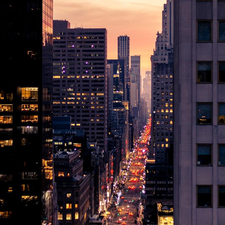 City skyline in New York, United States